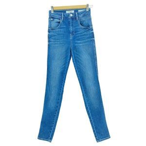 GUESS Super High Rise Medium Wash Jeans